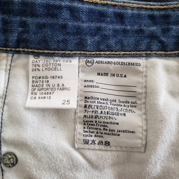 AG denim ex-boyfriend crop size 25 - Picture 5 of 8